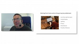 11K views · 254 reactions | Working from home and on the go is now part of office work, bringing both positive effects and new challenges. In a webinar with Eyal Ofek on Dec 15 at 10 AM PT, discover how virtual reality technology offers solutions for this new world of work. Sign up: https://aka.ms/AAalz4f | Microsoft Research | Facebook