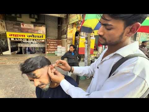 Deep ear wax remove by street cleaner #ear #earcare #earwax #viralvideo #video #relxing #earpod