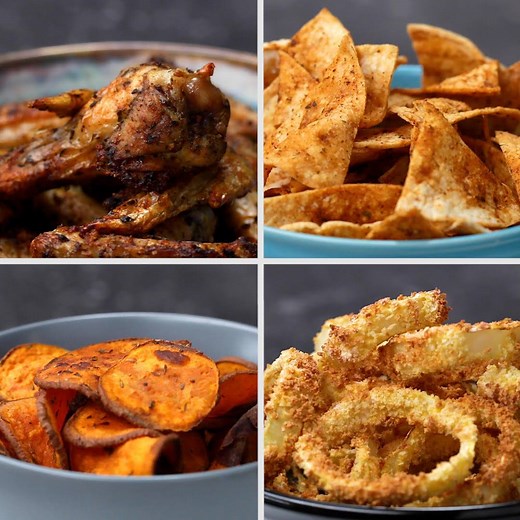 635K views · 2.2K reactions | Here are 4 easy and zesty air fryer snacks for you! Recipes: https://tasty.co/compilation/4-easy-and-zesty-air-fryer-snacks | Tasty | Facebook