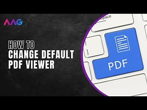 How to Change Default PDF Viewer
