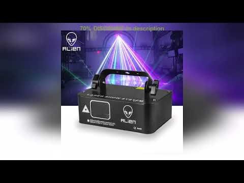 A must-have product! ALIEN 500mw RGB Laser Beam Line Scanner Projector DJ Disco Stage Lighting Eff
