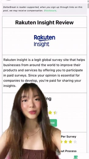 Get Paid for Surveys with Rakuten Insight Surveys