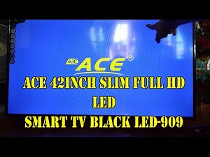 ACE 42" Slim Full HD LED Smart TV Black LED-909/Unboxing/Honest Review