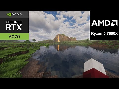 Minecraft 1.21.10 | Ryzen 5 7600X | RTX 5070 | Benchmark Shaders Test ( 6 Shaders )