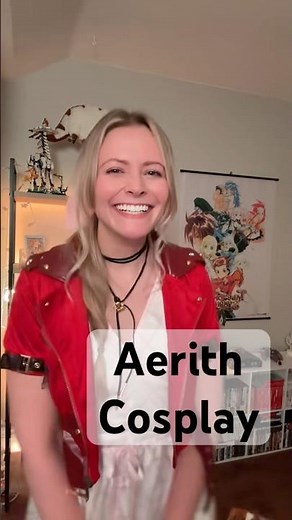 Aerith cosplay for Halloween ☺️🌼 #aerithgainsborough #aerithcosplay #finalfantasyvii #ff7remake