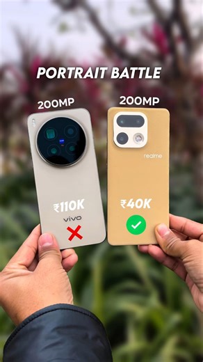 Realme 16 pro plus vs Vivo X300 Pro Camera Test portrait mode 😱