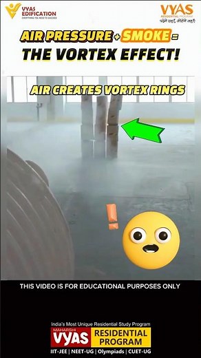 Air Pressure + Smoke = The Vortex Effect!