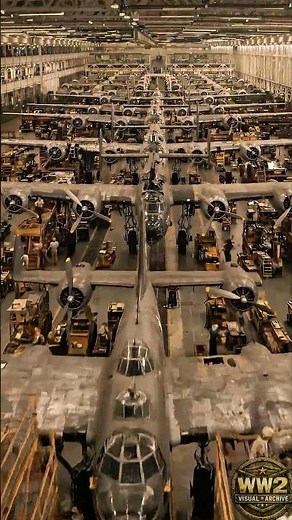 Willow Run B-24E Production Line – Liberators Born in Michigan