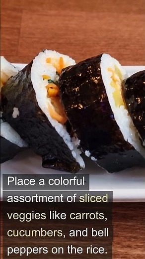"Vibrant Rainbow Veggie Sushi: Easy Step-by-Step Recipe!"