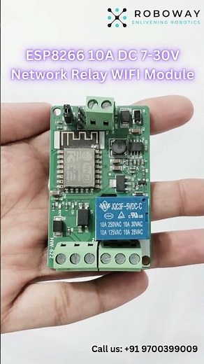 Introducing our ESP8266 10A DC 7-30V Network Relay WIFI Module