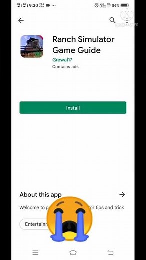 I tired to download ranch simulator on mobile but...#short