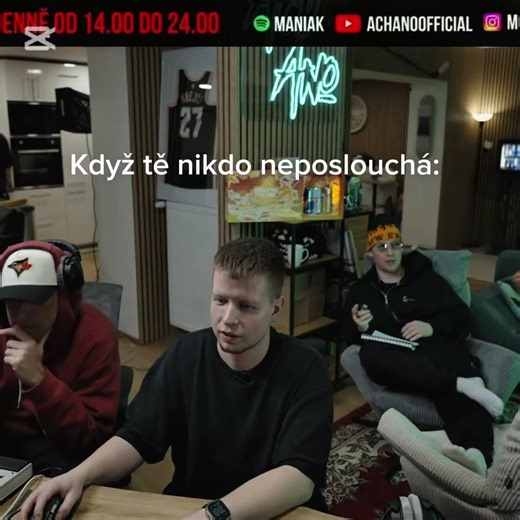 Když tě nikdo neposlouchá 😁 #maniak #djwich #achano #streamtape