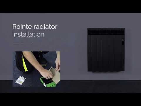 How to install a Rointe electric radiator