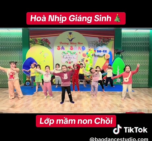 Hoà nhịp giáng sinh 🎄 #baodancestudio #dancekids