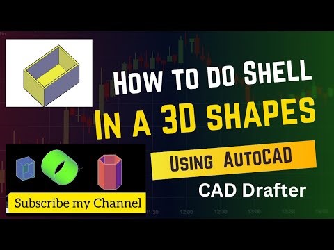 How to do shell in a 3D solid shpaes using AutoCad