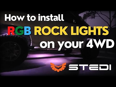 READY for the BUSH DOOF! | How to install Stedi RGB rock lights on your 4WD | + Giveaway!