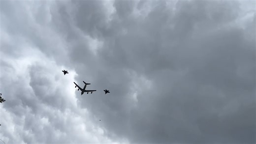 VE Day 80 years celebrating on The Mall London The fly over | Foley’s Photos - sunrise