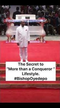 SECRET TO A VICTORIOUS LIFESTYLE #bishopdavidoyedepo