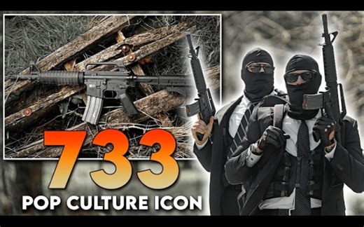 Colt M733 Commando — CAR15 for 1990’s Bank Robbery #XM177 M723 Retro AR