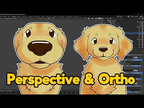 Idiot Talks About: Polygon Modeling & Orthographic & Perspective Views in Blender