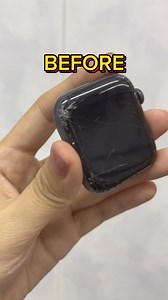 See the amazing transformation of this Apple Watch! 😎 From broken screen glass to a perfect shiny new screen 🤩 | SPR - Phone LCD Screen Glass Repair