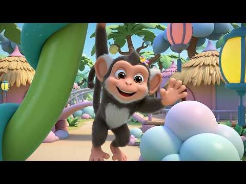 Funny Monkey Swings Oo Oo Ahh | Jungle Gymnastics & Silly Animal Songs 2026