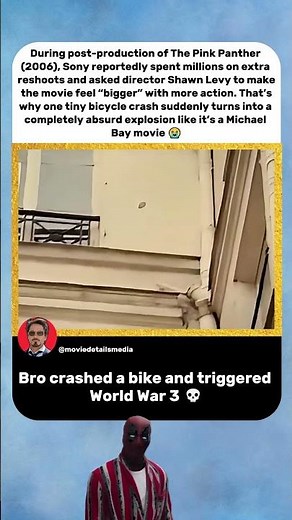 A Tiny Bike Crash Somehow Became a Michael Bay Explosion 💀 | The Pink Panther (2006)