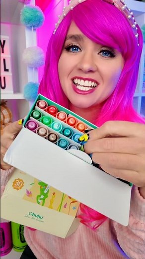 Unboxing the NEW Ohuhu acrylic markers! These look amazing! ✨ #ohuhumarkers #acrylicmarkers