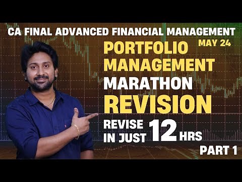 Portfolio Management Revision 1 I AFM I CA-FINAL REVISION #castudents #icaistudents #students #icai
