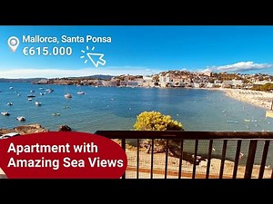 Modern Frontline Apartment with Spectacular Seaview in Mallorca, Santa Ponsa, Spain