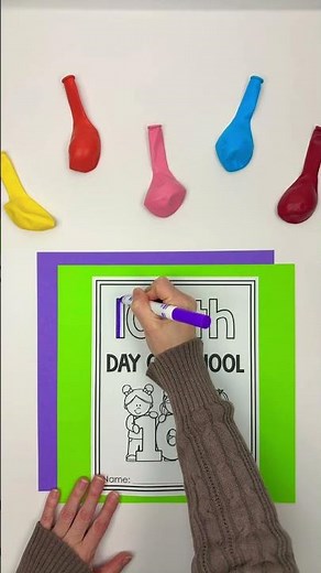 100th day of school coloring pages for kids #education #coloringpages #elementary school #printables
