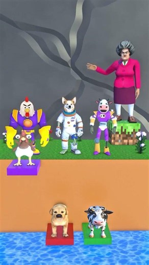 Funny Dancing Pets and Teacher #funny #3danimation #memes