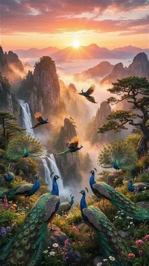 Beautiful Nature View 🌄 | Peaceful Morning Scenery | Nature Lover Shorts #nature #shorts