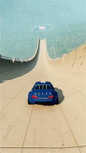 Full Throttle INSANE Long Downhill Mega Ramp | BeamNG.drive Epic Crashes & Speed Test #beamngdrive