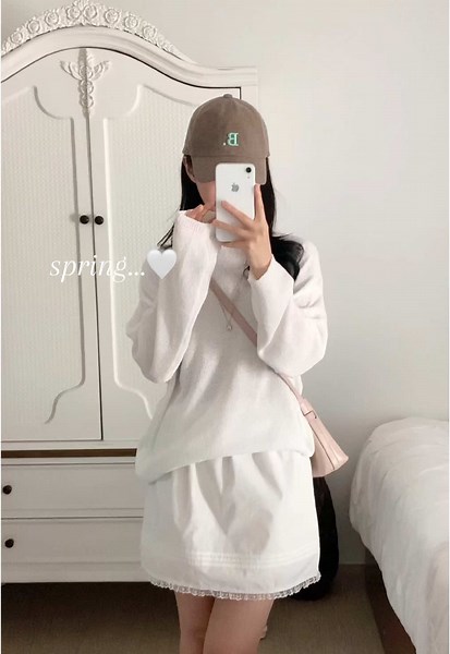 spring💓💓 #ootd #봄코디 #봄옷 #데이트룩 #데일리룩 #봄니트