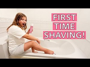 How To Shave Your Legs | Tween's First Time Shaving Legs