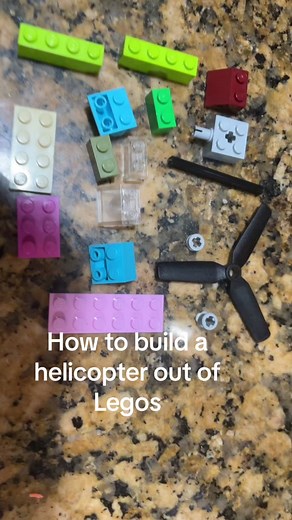 #how to build a helicopter out of Legos