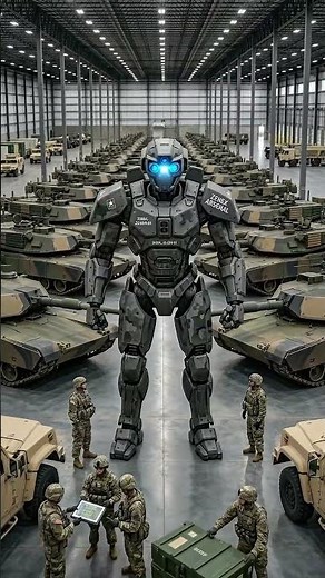 Giant Robot Invasion: Full Warehouse Timelapse Progression