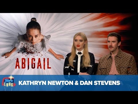 Meet the stars of "Abigail": Kathryn Newton and Dan Stevens | Interview