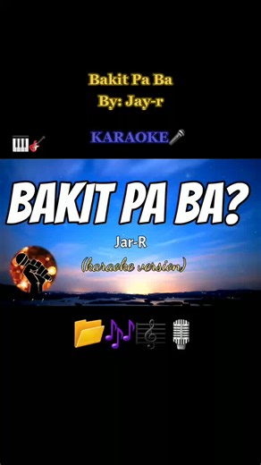 Bakit Pa Ba Karaoke Version by Jay-r