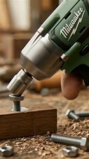 Mini Impact Wrench 🔥 Bolt Tightening Test | Satisfying DIY #Shorts