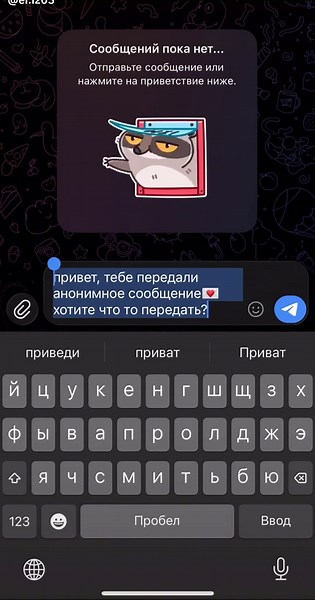 Как анонимно отправить сообщение и зашифровать текст