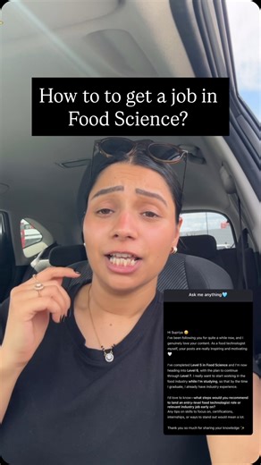 11 reactions | “How do I get a job in food science?” — the most asked...