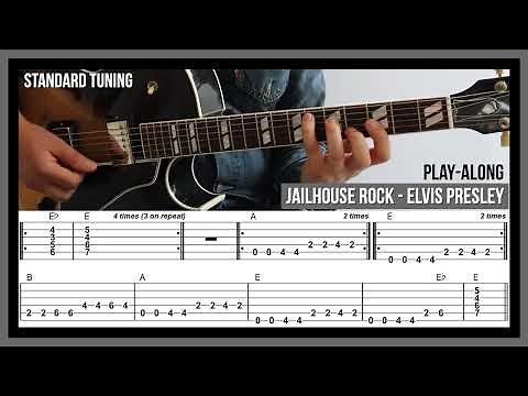 Jailhouse Rock (TAB) - Elvis Presley - Classic Guitar Riffs - Standard Tuning