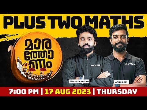 Plus Two Onam Exam - Maths Full Chapter Revision | Xylem Plus Two