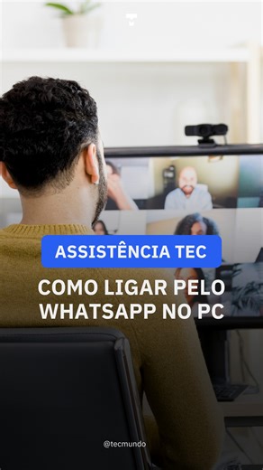 5.8K views · 19 reactions | Muita gente não sabe, mas o WhatsApp Desktop também permite fazer ligações e videochamadas. No novo vídeo, eu ensino como baixar o aplicativo para PC, conectar o celular via QR Code e iniciar chamadas direto no computador. Um passo a passo rápido e prático para quem usa o WhatsApp no trabalho ou no dia a dia. Confira o tutorial completo e aproveite todos os recursos da versão para desktop. #WhatsApp #Meta #PC | TecMundo | Facebook
