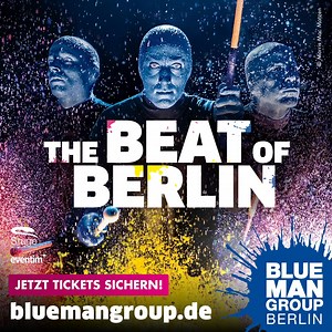 BLUE MAN GROUP. Jetzt Tickets sichern und den Beat of Berlin live erleben.🎭 | Blue Man Group Berlin