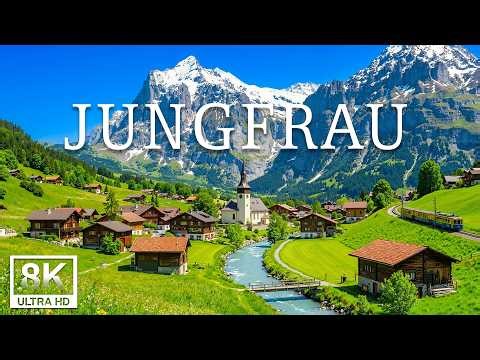 Jungfrau 8K | Top of Europe – Majestic Swiss Alps, Glaciers & Alpine Wonders