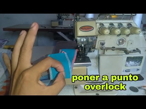 repair or tune up the overlock sewing machine step by step (upper looper adjustment).