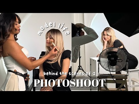 MODEL VLOG: behind the scenes of a photo shoot 📸 🎥